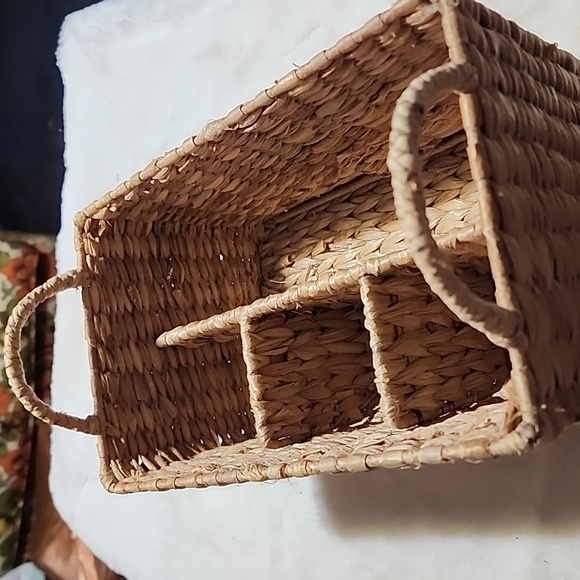 Woven Basket Organizer with Handles - Picture 5 of 6